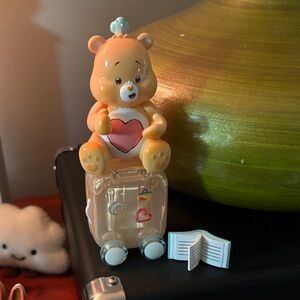 Adorable Tan and White Bear with Heart and Accessories